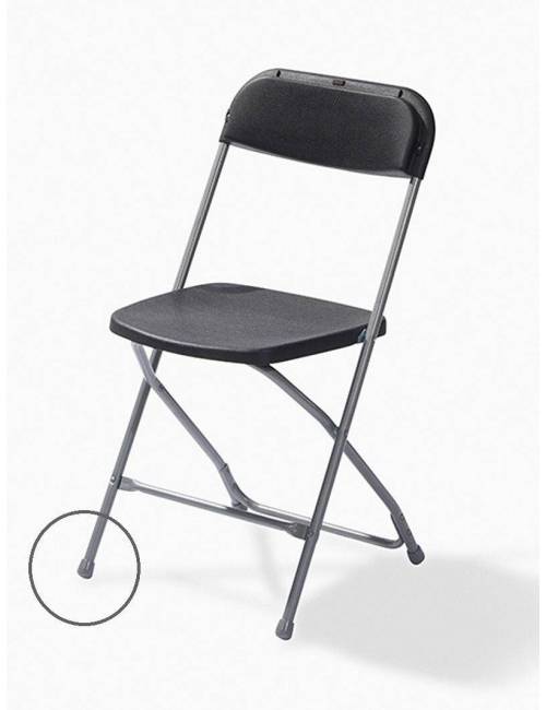 Plugs - light gray - Cluny folding chair leg - 19 mm