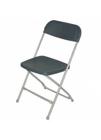 Folding chair Cluny light gray - anthracite