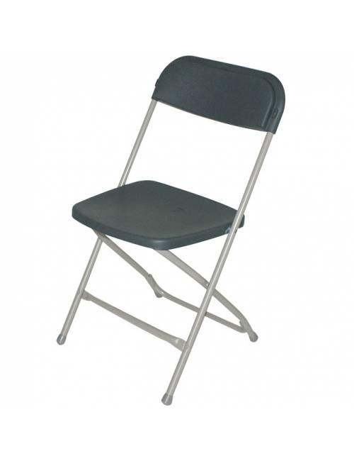 Folding chair Cluny light gray - anthracite