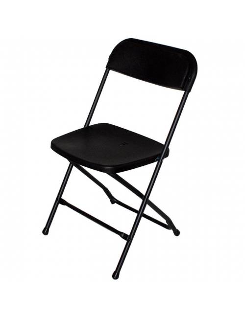 Folding chair Cluny - black / black