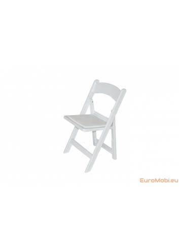 Cecil folding chair - white