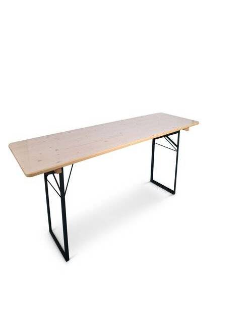 Ensemble de brasserie Premium Munich - table 220 x 50 cm et 2 bancs