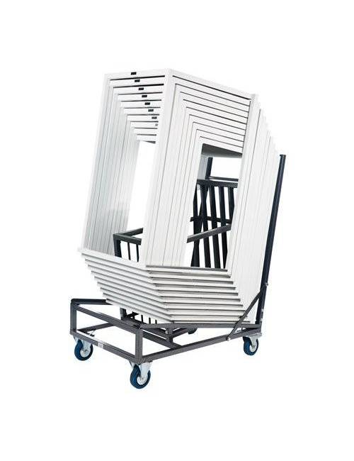 Transport cart for Moma Square high bar table and Times Square table