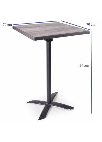 size of the table