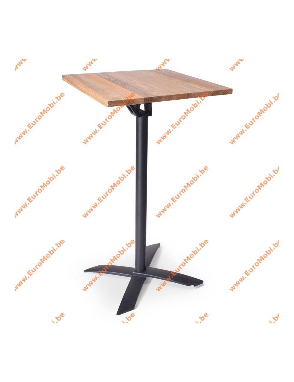 60 x 60 cm wood standing dining table