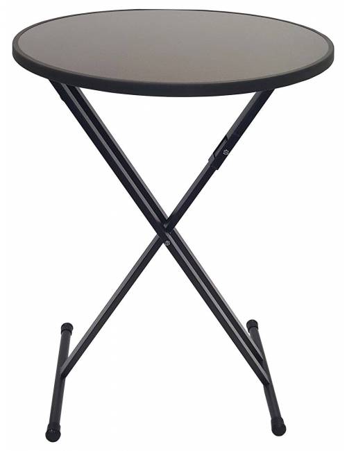 Table "mange-debout" Mavic Anthracite Ref.090234 Mlit gris 80 cm