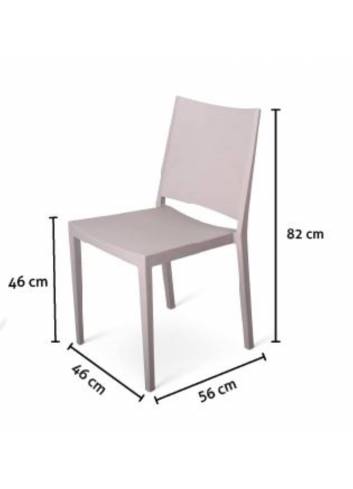 dimensions de la chaise Corbion