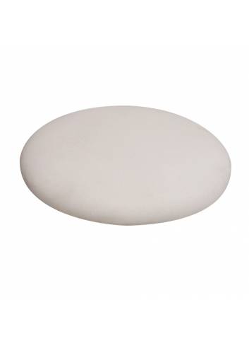 Tabsu stool seat in white leatherette