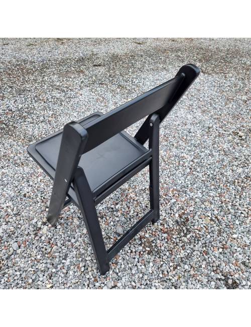 Cecil folding chair - black