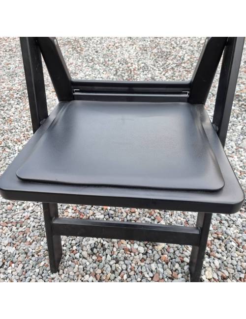 Cecil folding chair - black