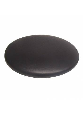 Tabbo stool seat in black leatherette
