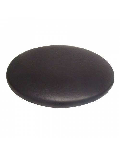 Tabbo stool seat in black leatherette