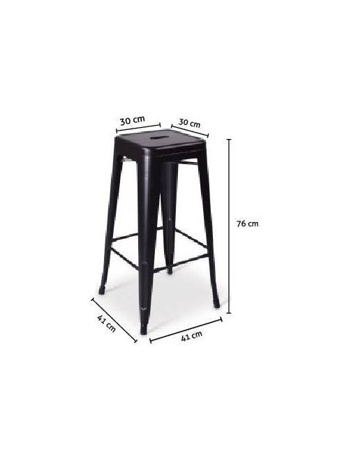 Barstool Tabar - black