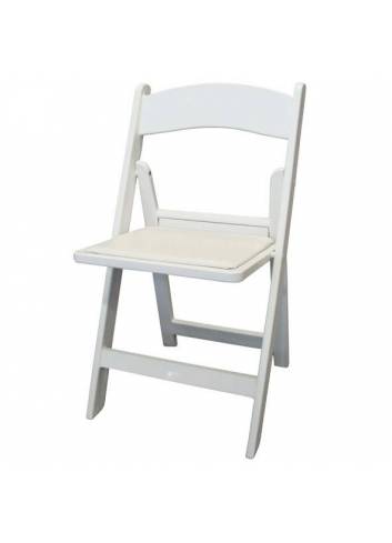 Chaise pliante Cecile - blanche - réf. E742276M