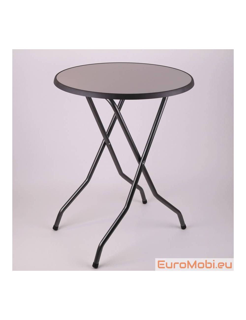 Melin brushed metal standing table Ø85cm Melin brushed metal standing table Ø85cm