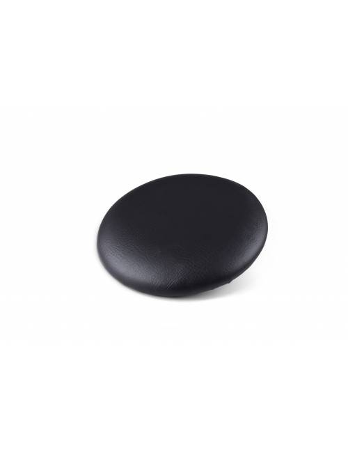 Tabbo stool seat in black leatherette