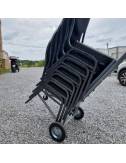 Chariot de transport chaises empilables