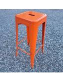 Tabouret haut Tabar orange