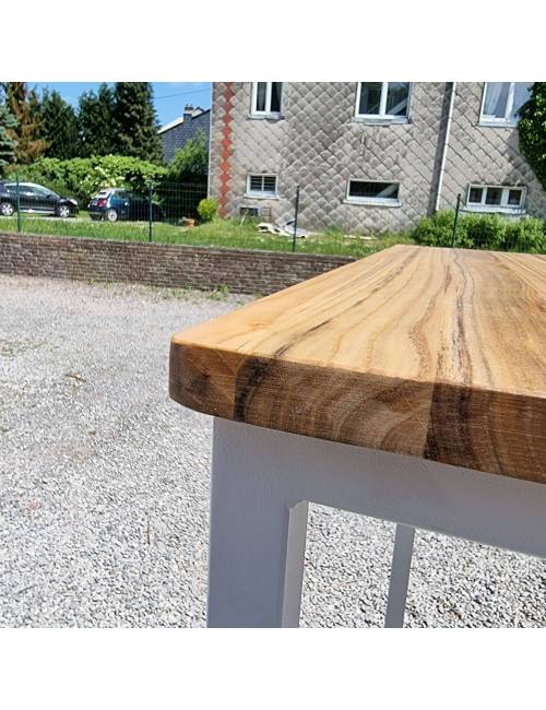 High table - high bar table - Moma Square - 120 x 70 cm - Elm Wood