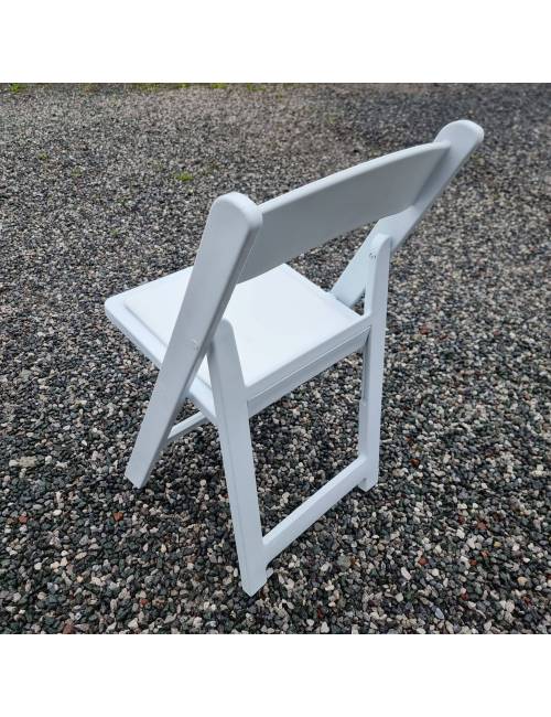 Chaise pliante Cécile - blanche