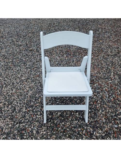 Chaise pliante Cécile - blanche