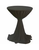 Nappe Porto extensible pour table debout noire