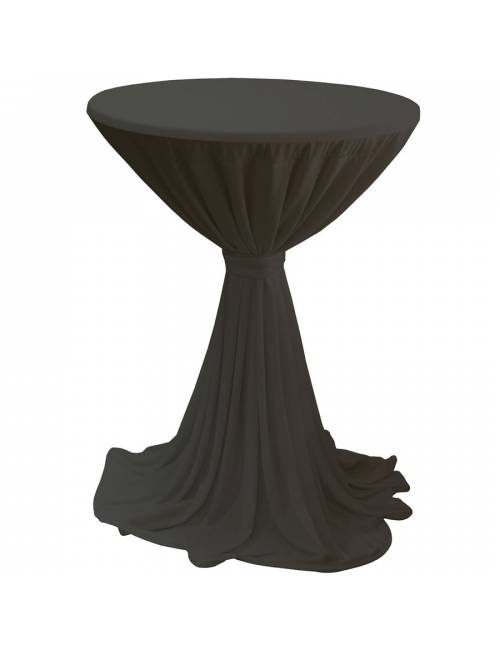 Nappe Porto extensible pour table debout noire