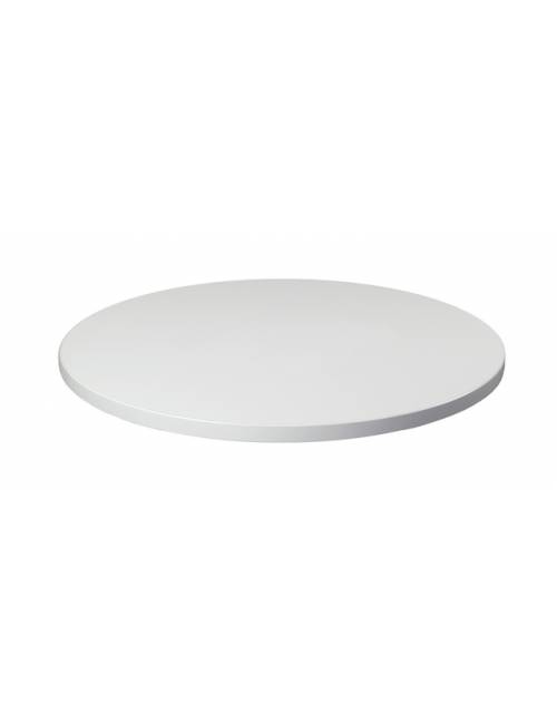 Table "high bar" Morel white - Ø70cm - Sevelit