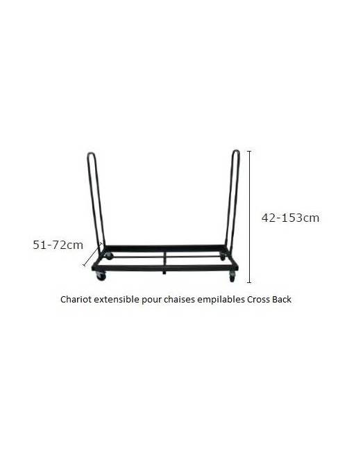 Transportwagen voor Cross Back stoelen
