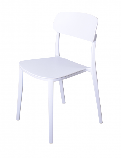 Chaise blanche Calais - en vente sur EuroMobi