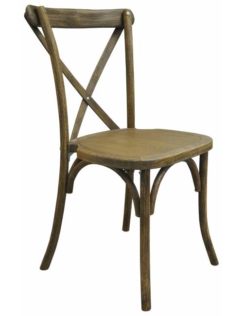 Stackable chair - Cross Back