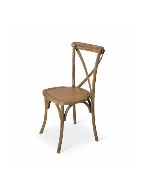 chaise en bois Cross Back