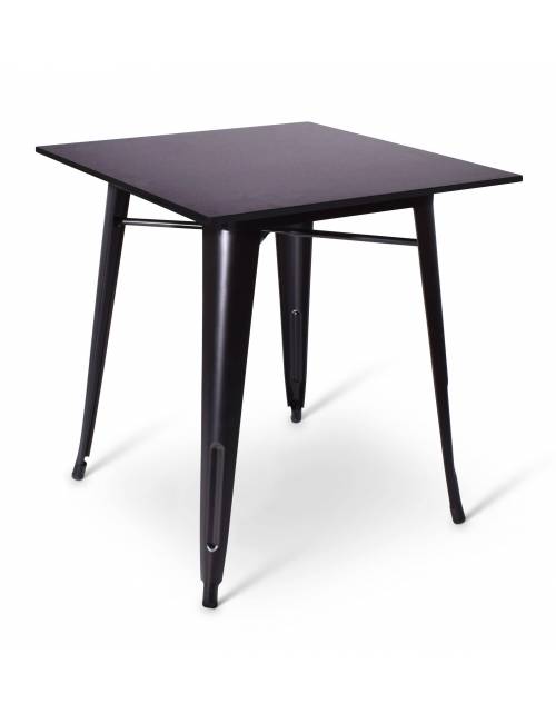 Table de terrasse Tigard - plateau de 70 x 70 cm - 12 variétés de coloris