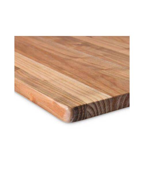 Tigard terrastafel - 80 x 80 cm blad - Elm Wood