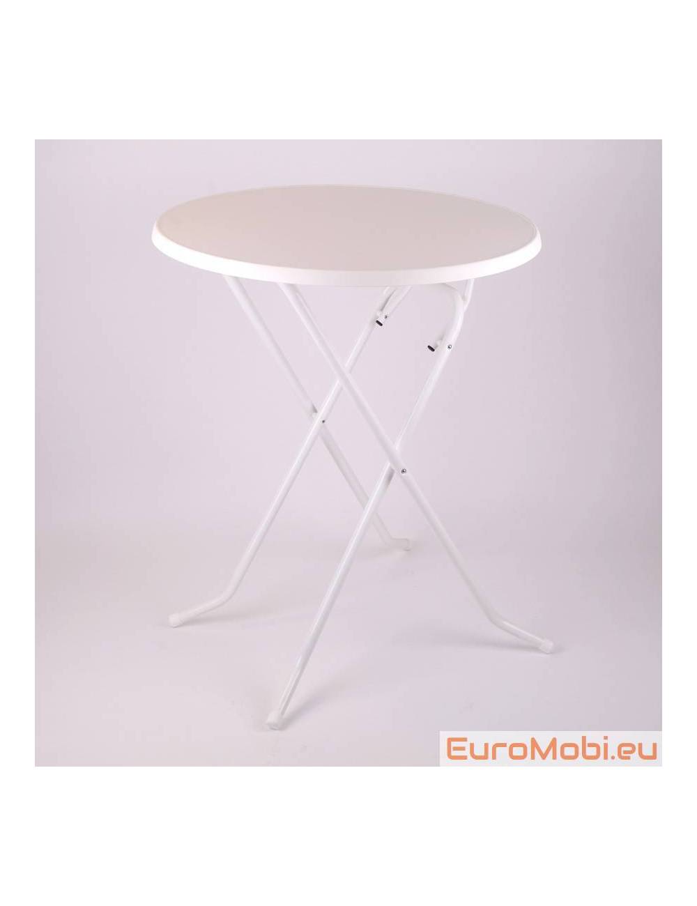 Table "mange-debout" Mater Blanc Ø85cm Table "mange-debout" Mater Blanc Ø85cm