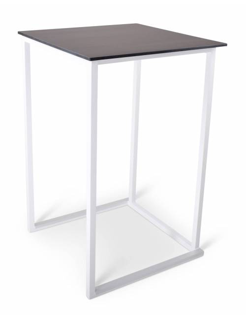 Table haute - mange debout - Moma Square - 70 x 70 cm - plateau Compact