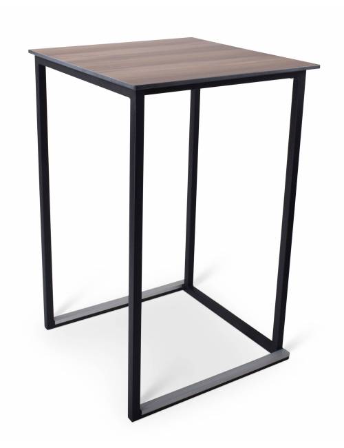 Table haute - mange debout - Moma Square - 70 x 70 cm - plateau Compact