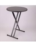 Table "mange-debout" Mavic Anthracite Ref.090234 Mlit gris 80 cm