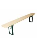 Banc de brasserie Premium 220 x 25 cm