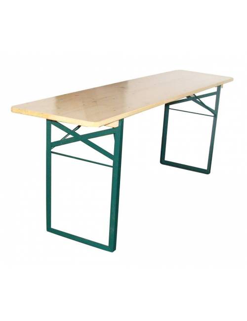 Table pliante 220 cm x 50 cm