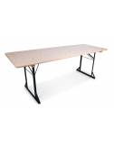 large table en bois - table de brasseur - 80 cm