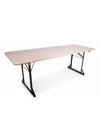 large table en bois - table de brasseur - 80 cm