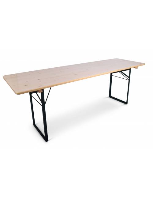 Table de brasserie Premium Munich 220 x 67 cm