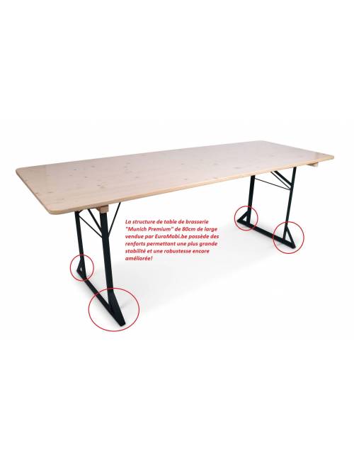 Munich table 220 x 80cm