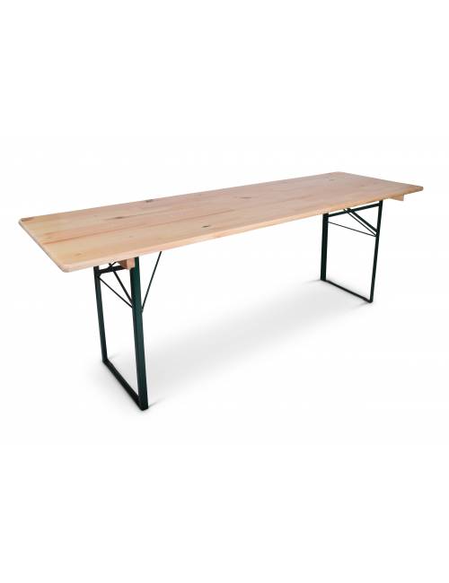 Ensemble de brasserie Standard : table de 220 x 70 cm et 2 bancs