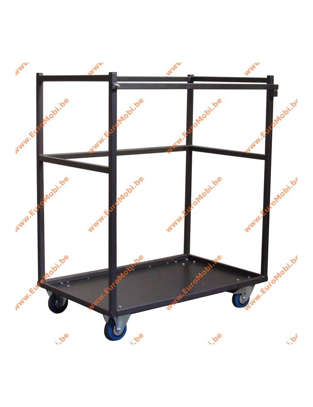 Small transport trolley for standing tables Melin empty