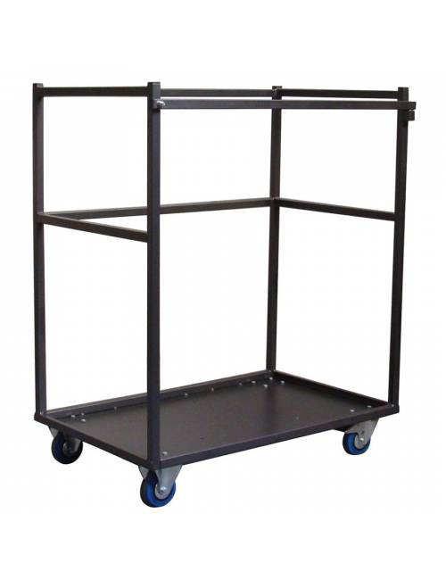 Small transport trolley for standing tables Melin empty