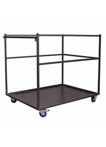 Large transport trolley for standing tables Melin empty