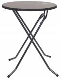 Table "mange-debout" Mater Antracite Ø85cm