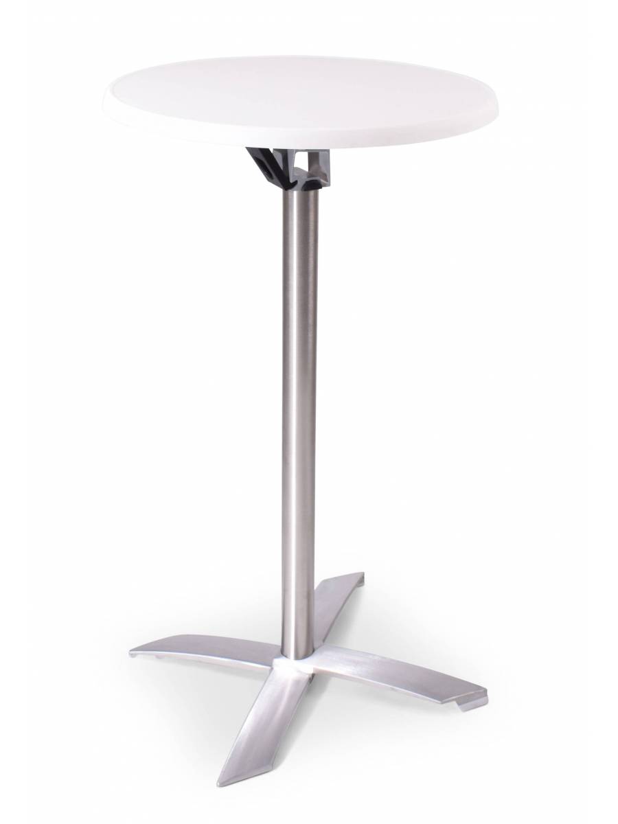 Miroc "high bar" table white Ø60cm